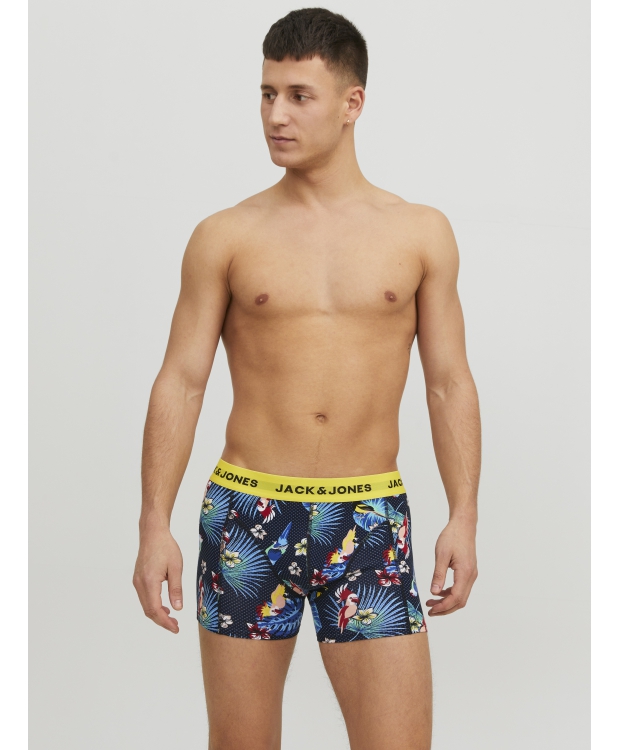 Jack & Jones 3pak underbukser i multifarvet med print til herre