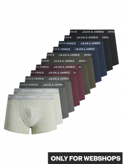 Jack & Jones 12pak underbukser i forskellige farver til herre