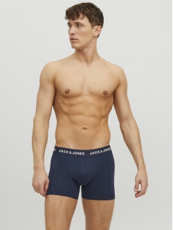 Jack & Jones 3pak underbukser i mørkeblå til herre