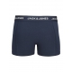 Jack & Jones 3pak underbukser i mørkeblå til herre