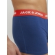 Jack & Jones 5pak underbukser i sort med farvet elastik til herre