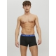 Jack & Jones 5pak underbukser i sort med farvet elastik til herre