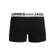 Jack & Jones 3pak underbukser/boksershorts i sort med hvid elastik til herre