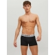 Jack & Jones 3pak underbukser/boksershorts i sort med hvid elastik til herre