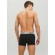 Jack & Jones 3pak underbukser/boksershorts i sort med hvid elastik til herre
