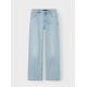 LMTD NLMBEX løse denim bukser i lyseblå til drenge