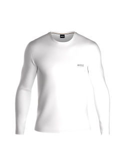 BOSS Mix&Match langærmet T-shirt i hvid til herre
