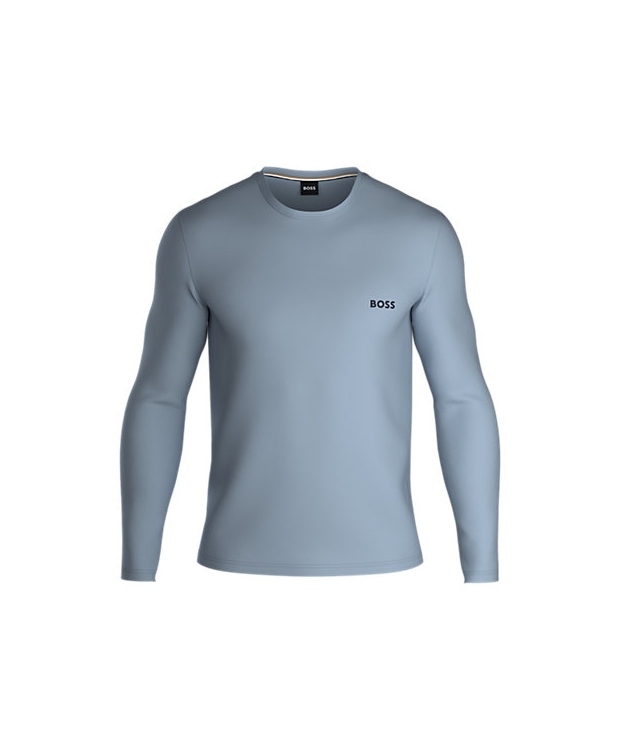 BOSS Mix&Match langærmet T-shirt i Blå til herre