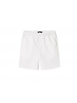 LMTD NLNHILL Hør shorts NOOS i hvid til børn