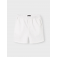 LMTD NLNHILL Hør shorts NOOS i hvid til børn