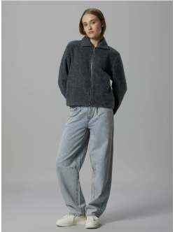 LMTD NLFBIRM NW BALLOON PANT NOOS i Lyseblå denim til piger
