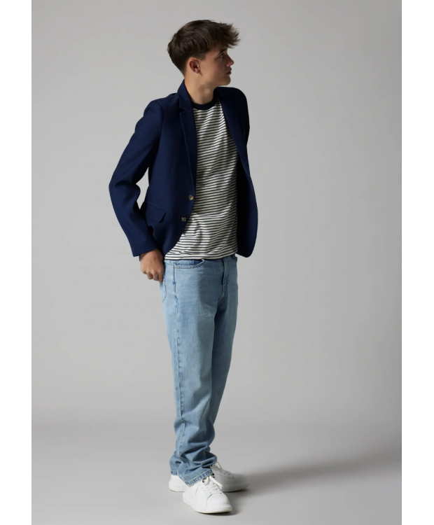 LMTD NLFBLI DNM LW S STRAIGHT PANT NOOS i vintage blå denim til drenge