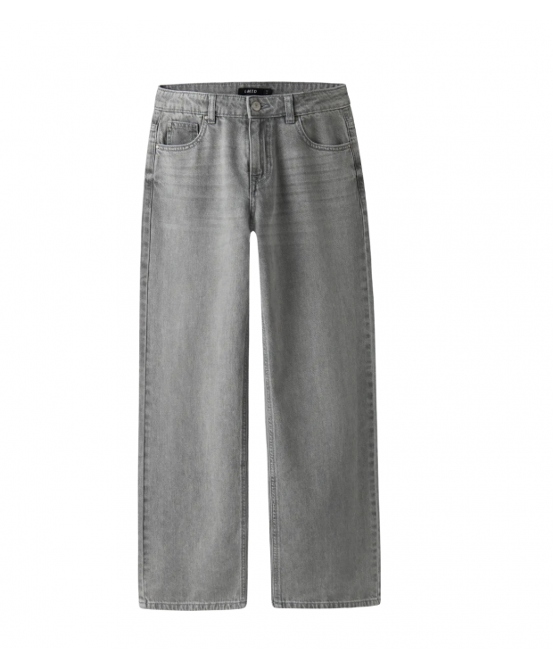 LMTD NLFBETT DNM NW R Wide Pant NOOS i light grey denim til piger