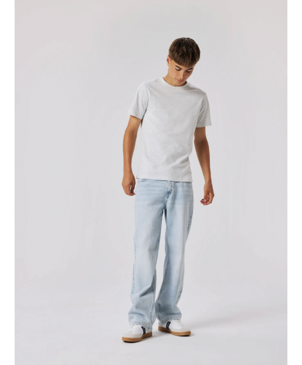 LMTD NLMKIM DNM LOOSE PANT NOOS i light blue denim til drenge