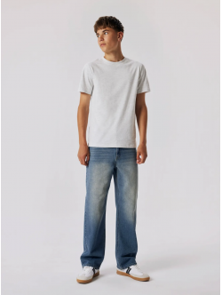 LMTD NLMKIZZA DNM LOOSE PANT NOOS I Medium blue denim til drenge
