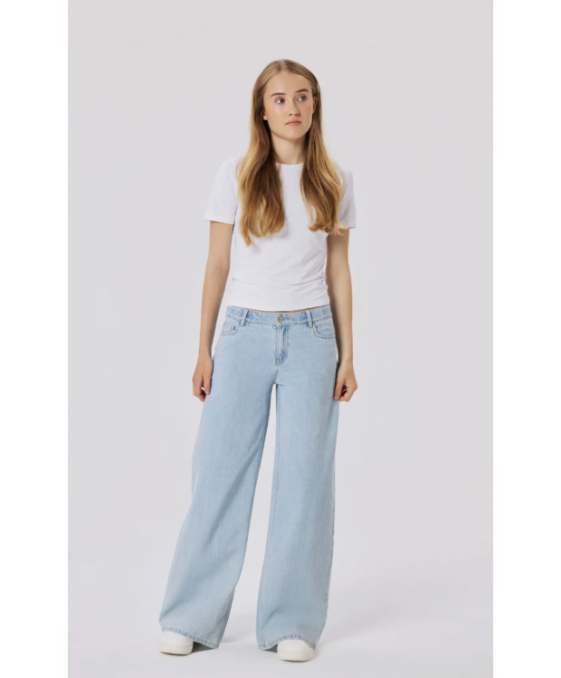 LMTD NLFKIZZA DNM LW WIDE PANT NOOS i Lyseblå denim til piger