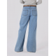 LMTD NLFKIZZA DNM LW WIDE PANT NOOS i light blue denim til piger