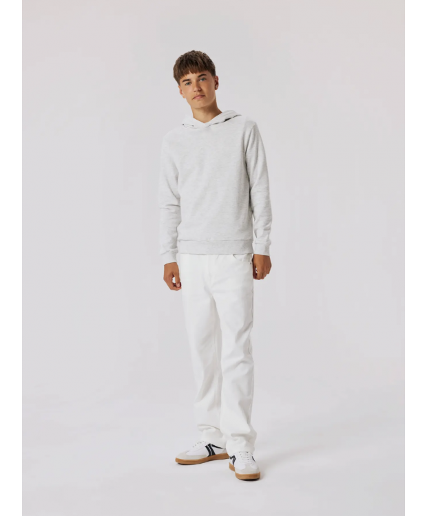 LMTD NLMTAZZA TWI DAD STRAIGHT PANT NOOS  I hvid til drenge