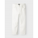 LMTD NLMTAZZA TWI DAD STRAIGHT PANT NOOS  I hvid til drenge