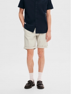 Selected Shorts i beige til herre