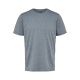 Selected O-NECK t-shirt i grå til herre