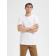 Selected O-NECK t-shirt i hvid til herre