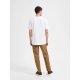Selected O-NECK t-shirt i hvid til herre