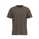 Selected O-NECK t-shirt i brun til herre