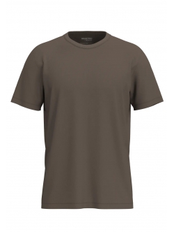 Selected O-NECK t-shirt i brun til herre