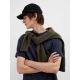 Selected t-shirt med rund hals i navy til herre