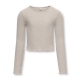 KIDS ONLY Langærmet top i beige til piger