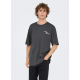 ONLY & SONS t-shirt i Grey Pinstripe til herre | Relaxed fit |