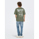ONLY & SONS t-shirt i Agave Green til herre med print | Relaxed fit |