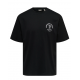ONLY & SONS t-shirt i Black til herre med print | Relaxed fit |