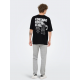 ONLY & SONS t-shirt i Black til herre med print | Relaxed fit |