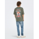 ONLY & SONS t-shirt med Chinatown Noodles print i Cator Grey til herre