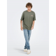 ONLY & SONS t-shirt med Chinatown Noodles print i Cator Grey til herre