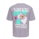 ONLY & SONS t-shirt med Lisboa print i Lavender Gray til herre