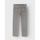 LMTD NLFKIZZA DNM HW MOM PANT NOOS i lysegrå denim til piger