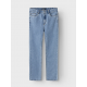 LMTD NLFKIZZA DNM HW MOM PANT NOOS i lyseblå denim til piger