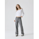 LMTD NLFTARIANNES DNM LW STRAIGHT PANT NOOS i grå denim til piger
