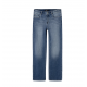LMTD NLFTARIANNES DNM LW STRAIGHT PANT NOOS i mørkeblå denim til piger