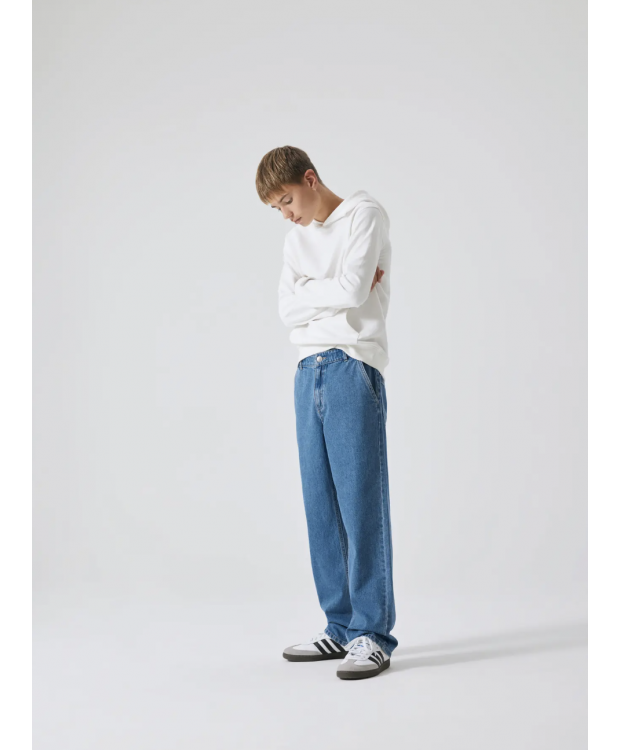 LMTD NLMTOIZZA DNM LOOSE PANT NOOS i medium blå til drenge