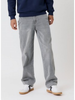 LMTD NLMTOIZZA DNM LOOSE PANT NOOS i grå denim til drenge