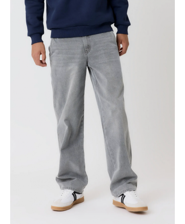 LMTD NLMTOIZZA DNM LOOSE PANT NOOS i grå denim til drenge