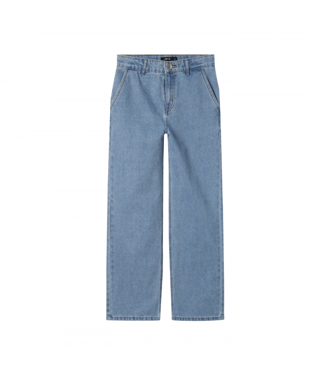 LMTD NLMTOIZZA DNM LOOSE PANT NOOS i lyseblå denim til drenge