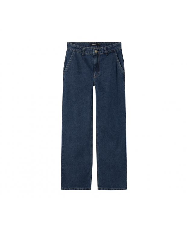 LMTD NLMTOIZZA DNM LOOSE PANT NOOS i mørkeblå denim til drenge