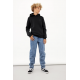 LMTD NLMNIZZA DNM DAD PANT NOOS i medium blå denim til drenge