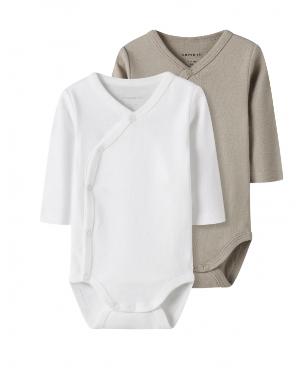 Name It 2-pak bodystockings til baby