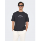 ONLY & SONS T-Shirt i sort med Osaka Dragon print til herre
